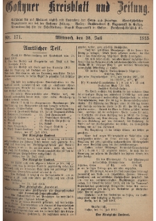 Gostyner Kreisblatt und Zeitung 1915.07.28 Nr 171