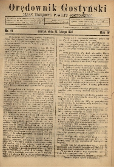 Orędownik Gostyński 1922.02.16 R.4 Nr 19