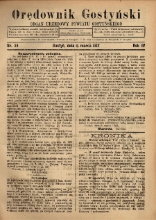 Orędownik Gostyński 1922.03.11 R.4 Nr 29