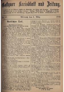 Gostyner Kreisblatt und Zeitung 1916.03.08 Nr 57