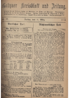 Gostyner Kreisblatt und Zeitung 1916.03.10 Nr 59