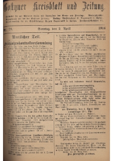 Gostyner Kreisblatt und Zeitung 1916.04.02 Nr 79