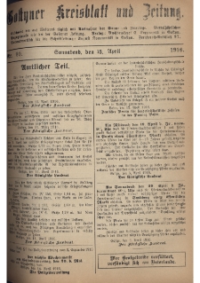 Gostyner Kreisblatt und Zeitung 1916.04.15 Nr 90