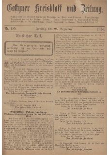 Gostyner Kreisblat und Zeitung 1914.12.25 Nr 185