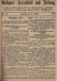 Gostyner Kreisblatt und Zeitung 1915.08.15 Nr 187