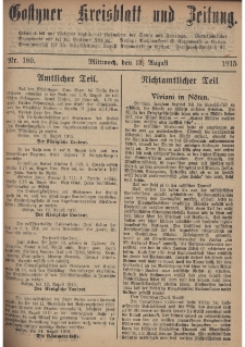 Gostyner Kreisblatt und Zeitung 1915.08.18 Nr 189