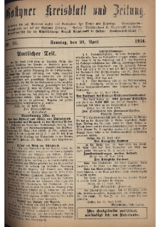Gostyner Kreisblatt und Zeitung 1916.04.23 Nr 96