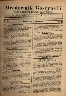 Orędownik Gostyński 1922.03.21 R.4 Nr 33