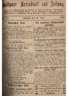 Gostyner Kreisblatt und Zeitung 1916.04.30 Nr 101