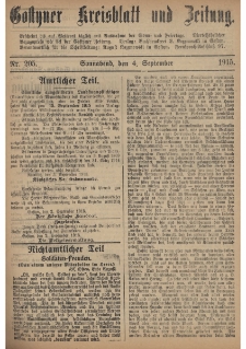Gostyner Kreisblatt und Zeitung 1915.09.04 Nr 205