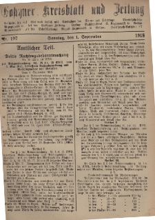 Gostyner Kreisblatt und Zeitung 1918.09.01 Nr 197