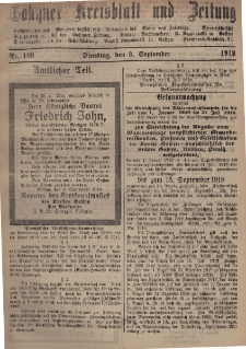 Gostyner Kreisblatt und Zeitung 1918.09.03 Nr 198
