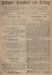 Gostyner Kreisblatt und Zeitung 1915.09.16 Nr 215