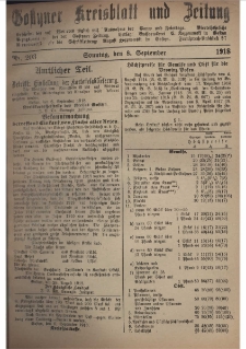 Gostyner Kreisblatt und Zeitung 1918.09.08 Nr 203