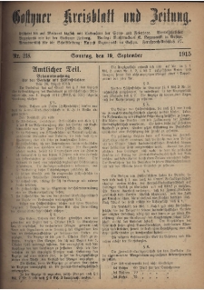 Gostyner Kreisblatt und Zeitung 1915.09.19 Nr 218