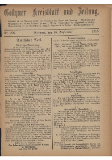 Gostyner Kreisblatt und Zeitung 1915.09.29 Nr 226