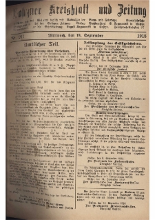 Gostyner Kreisblatt und Zeitung 1918.09.18 Nr 211