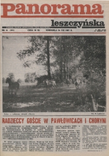 Panorama Leszczyńska 1987.07.26 R.9 Nr30(392)