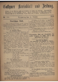 Gostyner Kreisblatt und Zeitung 1915.10.14 Nr 239