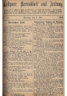 Gostyner Kreisblatt und Zeitung 1916.05.07 Nr 107
