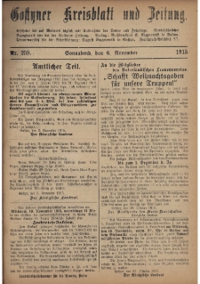 Gostyner Kreisblatt und Zeitung 1915.11.06 Nr 259
