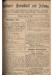 Gostyner Kreisblatt und Zeitung 1916.05.12 Nr 111