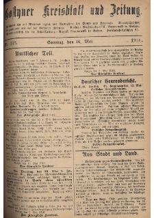 Gostyner Kreisblatt und Zeitung 1916.05.14 Nr 113