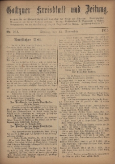 Gostyner Kreisblatt und Zeitung 1915.11.12 Nr 264
