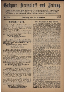 Gostyner Kreisblatt und Zeitung 1915.11.14 Nr 266