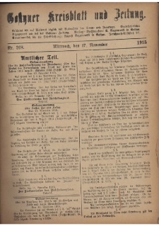 Gostyner Kreisblatt und Zeitung 1915.11.17 Nr 268