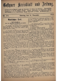Gostyner Kreisblatt und Zeitung 1915.11.21 Nr 271