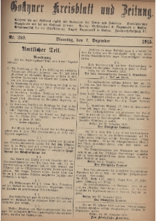 Gostyner Kreisblatt und Zeitung 1915.12.07 Nr 289