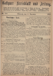 Gostyner Kreisblatt und Zeitung 1915.12.08 Nr 290