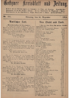 Gostyner Kreisblatt und Zeitung 1915.12.14 Nr 295