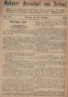 Gostyner Kreisblatt und Zeitung 1915.12.19 Nr 300
