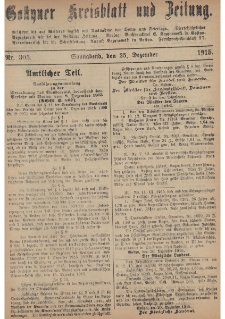 Gostyner Kreisblatt und ZeitungGostyner Kreisblatt und Zeitung 1915.12.25 Nr 305
