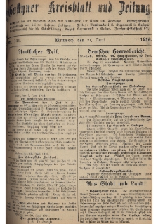 Gostyner Kreisblatt und Zeitung 1916.06.21 Nr 141
