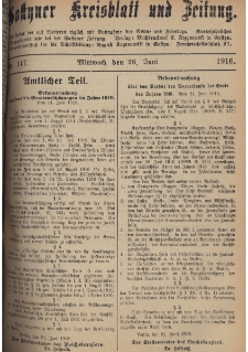 Gostyner Kreisblatt und Zeitung 1916.06.28 Nr 147