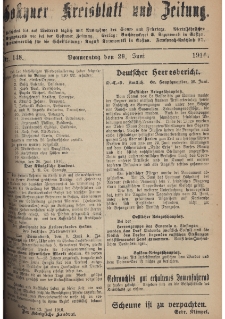 Gostyner Kreisblatt und Zeitung 1916.06.29 Nr 148