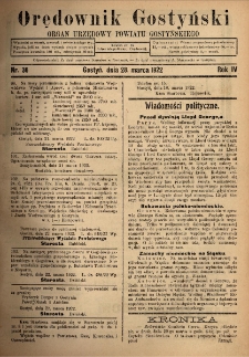 Orędownik Gostyński 1922.03.28 R.4 Nr 36