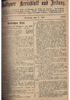 Gostyner Kreisblatt und Zeitung 1916.07.09 Nr 157