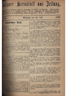 Gostyner Kreisblatt und Zeitung 1916.07.18 Nr 164