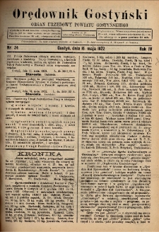 Orędownik Gostyński 1922.05.16 R.4 Nr 54