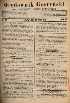Orędownik Gostyński 1922.05.23 R.4 Nr 57