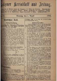 Gostyner Kreisblatt und Zeitung 1916.08.01 Nr 176