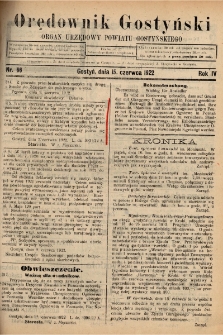 Orędownik Gostyński 1922.06.15 R.4 Nr 66