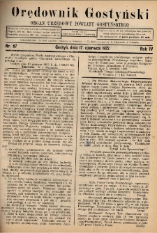 Orędownik Gostyński 1922.06.17 R.4 Nr 67