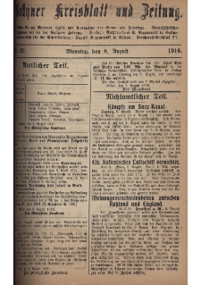 Gostyner Kreisblatt und Zeitung 1916.08.08 Nr 182