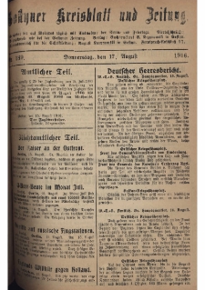 Gostyner Kreisblatt und Zeitung 1916.08.17 Nr 189