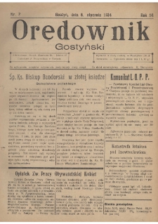 Orędownik Gostyński 1934.01.06 R.16 Nr 2
